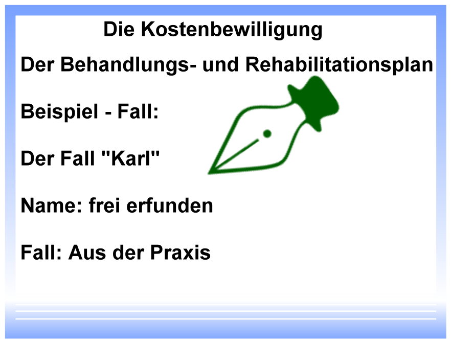 Behandlungs- und Rehabilitationsplanung 